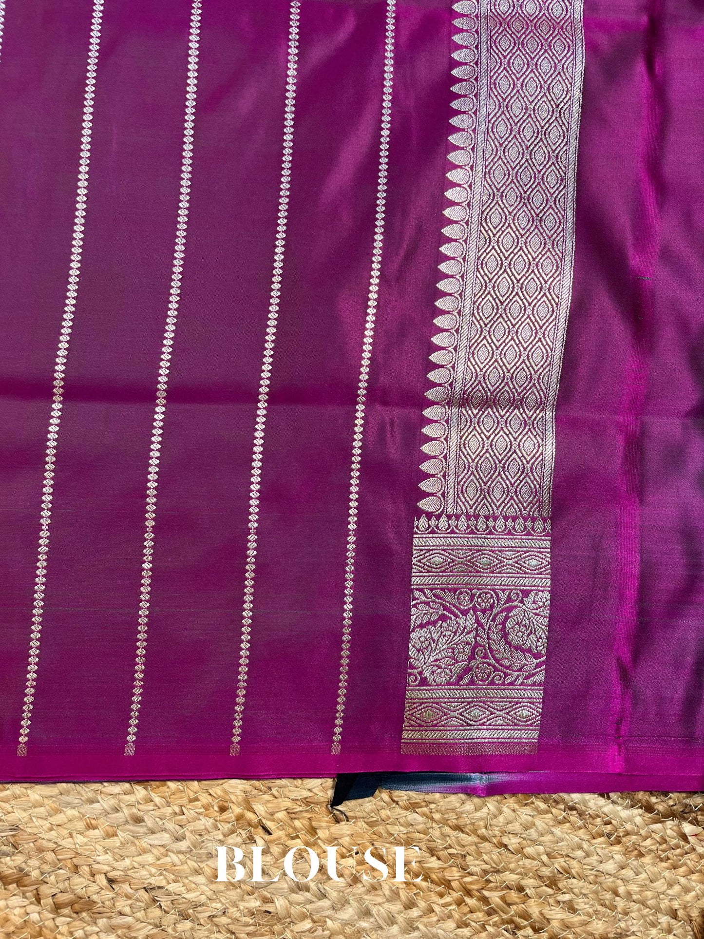 Dual Shade Tanchui Mashru Silk Banarasi Saree